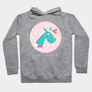 Unicorn Struck by Love Hoodie